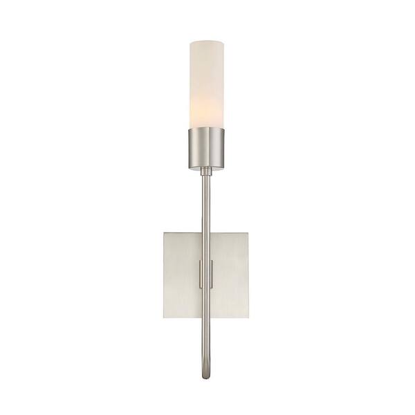Filament Design 1-Light Satin Nickel Sconce