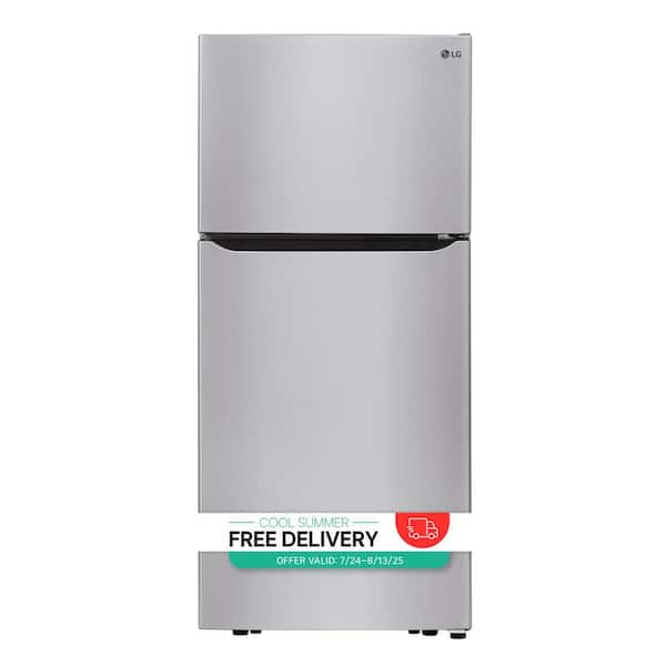 30 in. W 20 cu. ft. Top Freezer Refrigerator w/ Multi-Air Flow and Reversible Door in Stainless Steel,ENERGY STAR