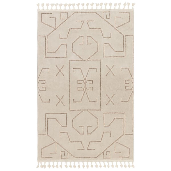 Jaipur Living Cree Brown 8'10"X12' Geometric Area Rug