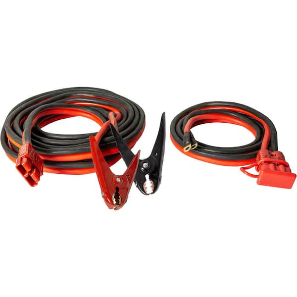 Buyers Products 32.5 Foot Long Booster Cables with Red Quick Connect - 800 Amp