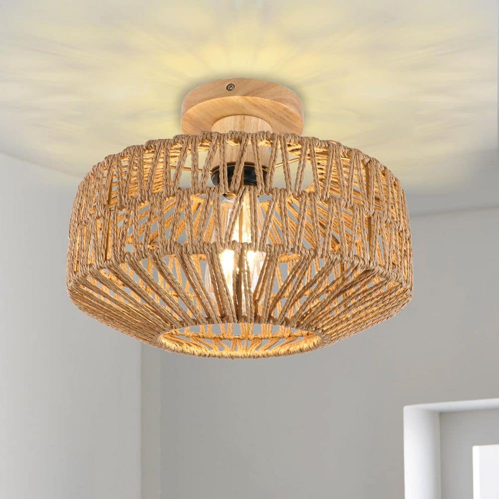 Lumièrecloset♡ wood-lynpon-flush-mount-