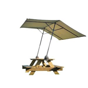 7 ft. W x 10 ft. H Tilt-Mount, Quick-Clamp Canopy with Pop-Up Frame, High-Impact Connectors, and Mildew-Resistant Fabric