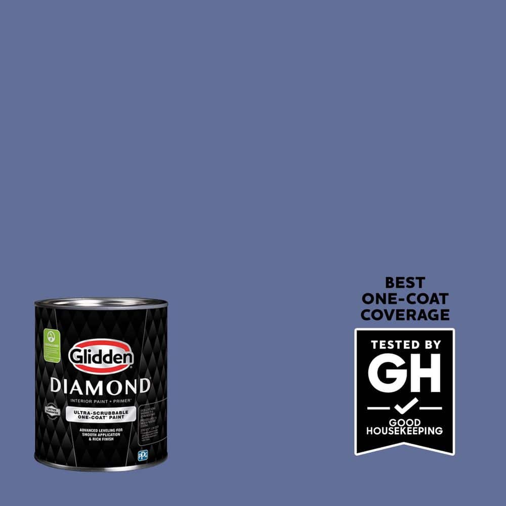 1 qt. PPG1167-6 Blueberry Patch Satin Interior Paint with Primer price history on PriceWatchPro