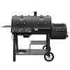 OKLAHOMA JOE'S Canyon Combo Dual Fuel 3-Burner Propane Gas and Charcoal Smoker and Grill with 1031 sq. in. Cooking Area in Black 24203004