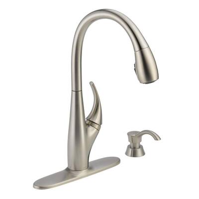 Delta Pull Down Kitchen Faucets Kitchen Faucets The Home Depot