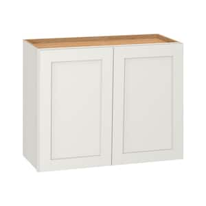 Westfield Feather White Shaker Stock Assembled Wall Kitchen Cabinet (30 in. W x 12 in. D x 24 in. H)