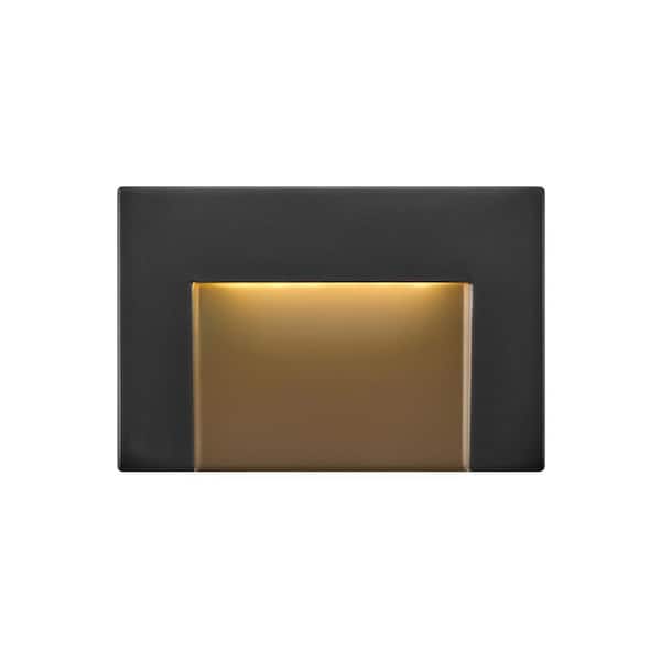 HINKLEY Taper Hardwired Low Voltage Satin Black LED Stair Light