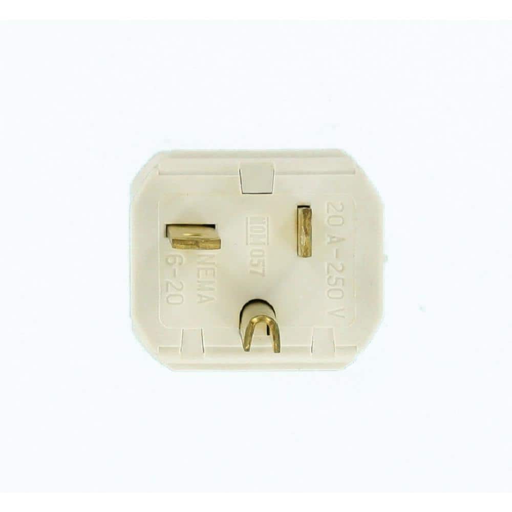 20 Amp 250-Volt Python Hospital Grade Straight Blade Grounding Plug, White 8456-V price history on PriceWatchPro