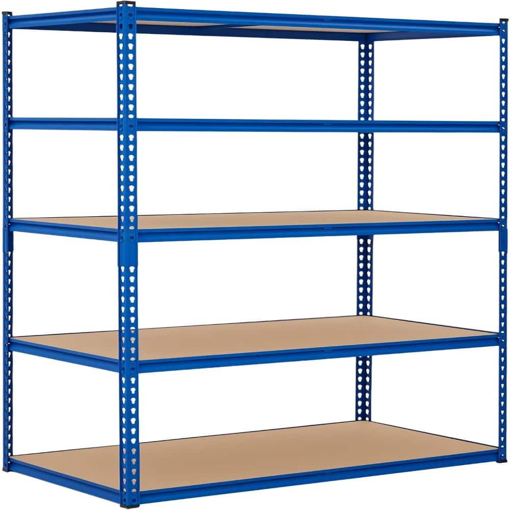 48x24x72 in 5-Tier Heavy Duty Shelving, 2500 lbs Cap, Adjustable Metal Rack, Boltless Assembly price history on PriceWatchPro