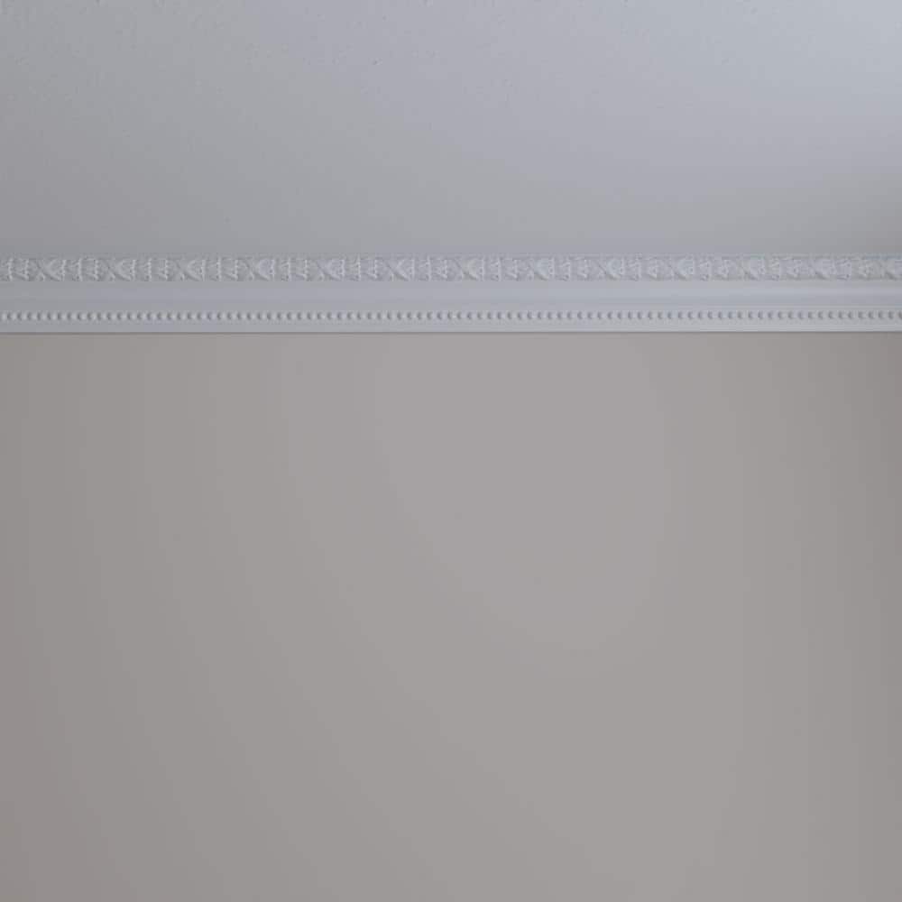 Primed Polyurethane Dublin Leaves Crown Moulding 94.5"