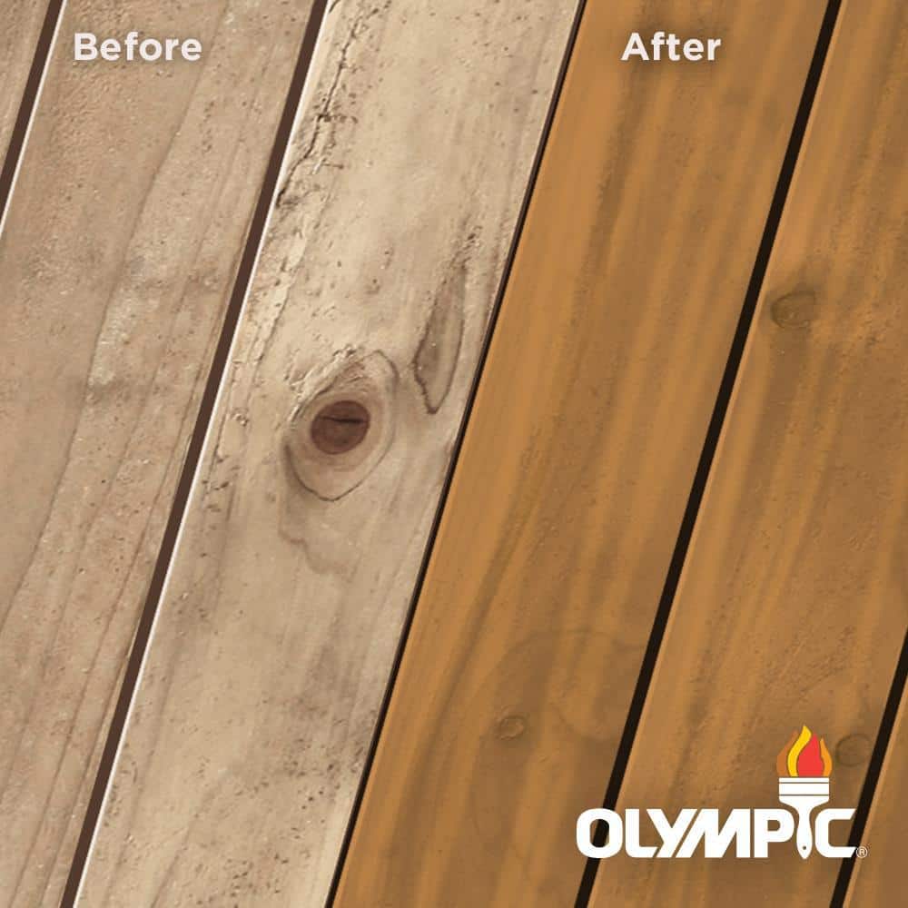 Elite 1 Gal. Timberline Semi-Transparent Exterior Wood Stain and Sealant in One Low VOC - 1
