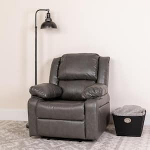 Harmony Gray LeatherSoft Faux Leather Recliner