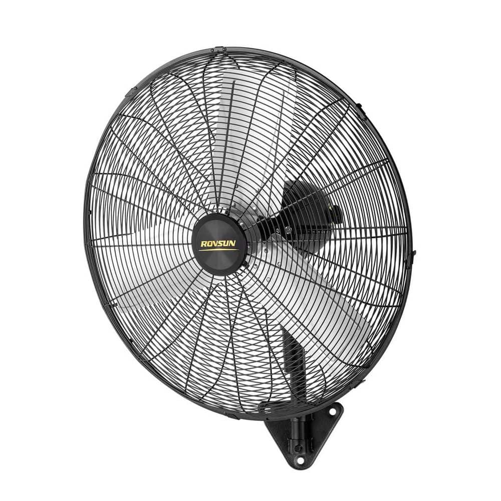 24 in. 3-Speed Oscillating High Velocity Indoor/Outdoor Wall Mount Fan in Black price history on PriceWatchPro