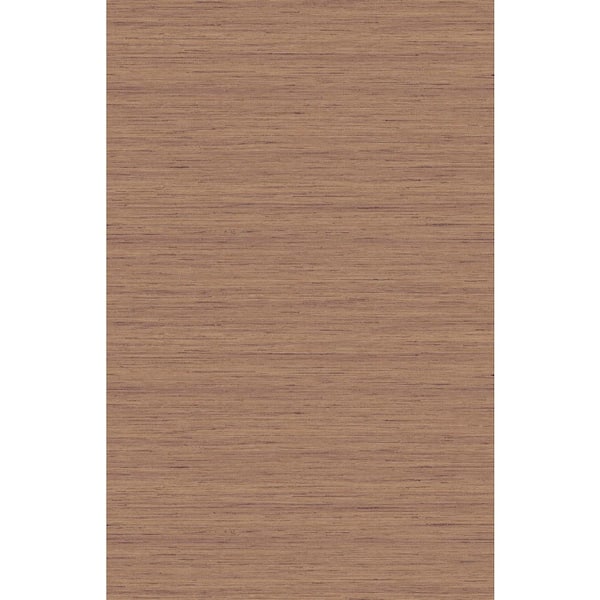 Seabrook Designs Tiger Lily Shantung Silk Embossed Vinyl Unpasted Wallpaper Roll 60.75 sq. ft.