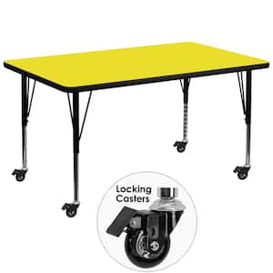 25.5 in. Yellow Kids Table