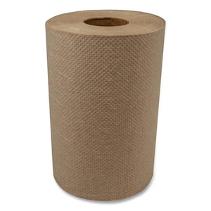 GEN Hardwound Roll Towels 1-Ply Brown 8" x 300 ft 12 Rolls/Carton 1804