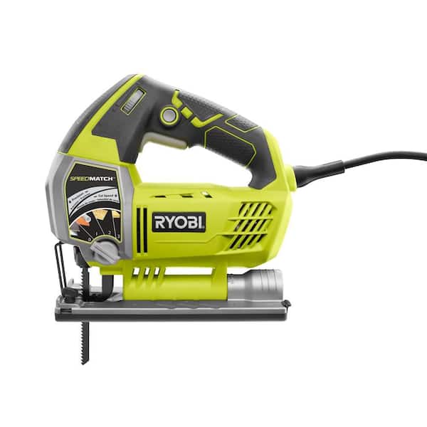 RYOBI JS651L1-A14AK101 6.1 Amp Corded Variable Speed Orbital Jig Saw with SPEEDMATCH Technology with All Purpose Jig Saw Blade Set (10-Piece) - 3