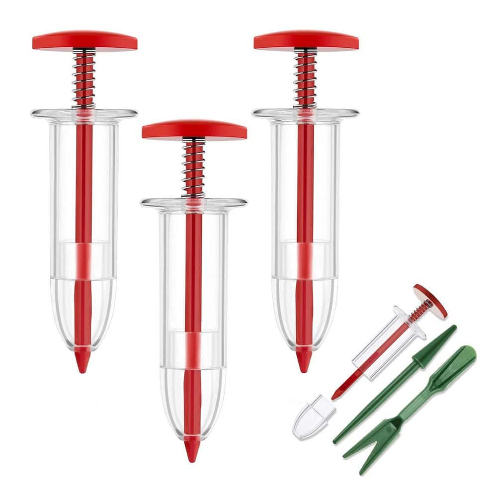 0.1 lb. Plastic Handheld Small Seed Spreader Mini Sowing Seed Dispenser Sow