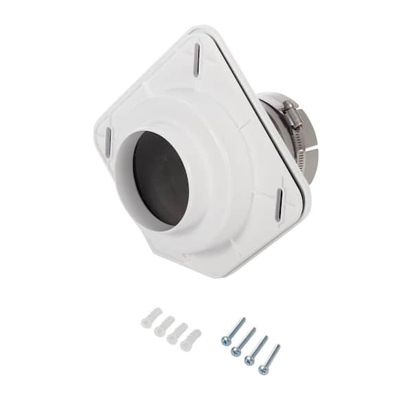Gardus SnugDryer Space-Saving Dryer Vent Connection Kit, Ideal for New Construction/Remodeling