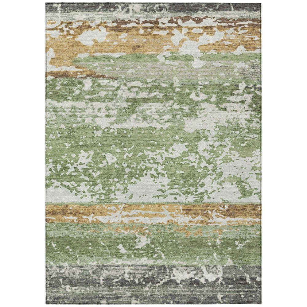 Chantille Machine Washable Indoor/Outdoor Abstract ACN2398 Aloe 9 ft. x 12 ft. Area Rug price history on PriceWatchPro