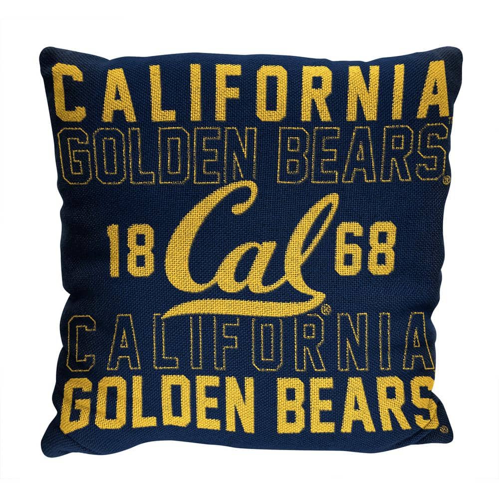 THE NORTHWEST GROUP NCAA Cal Berkeley Stacked MultiColored Pillow 1COL130020070RET The Home Depot