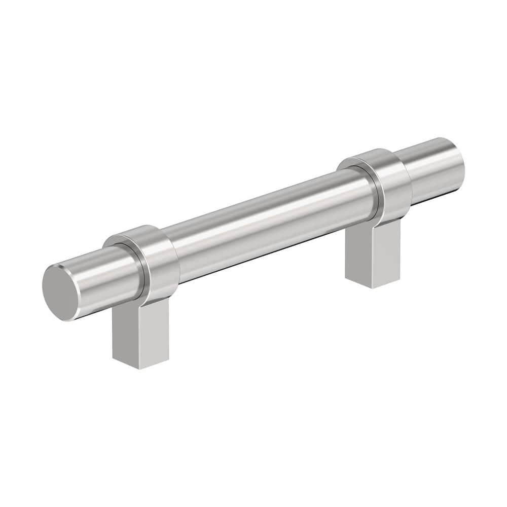 Central 3 in. (76mm) Modern Polished Chrome Bar Cabinet Pull price history on PriceWatchPro