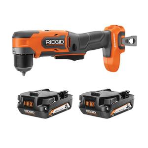 18V SubCompact Brushless Cordless 3/8 in. Right Angle Drill with (2) 2.0 Ah Compact Lithium-Ion Batteries