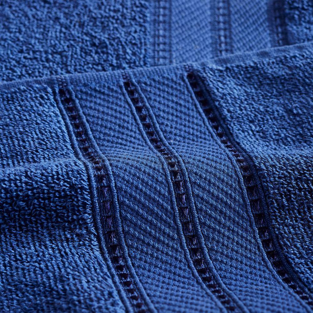 Navy Cotton SpunLoft 4-Piece Bath Towel Set