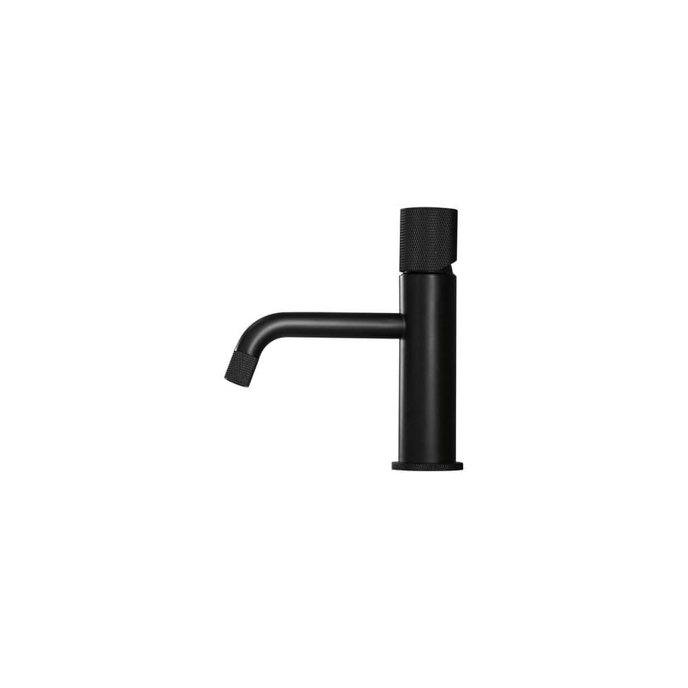 Single Handle Modern Contemporary Black Bathroom Hot Cold Water Mixer Tap B