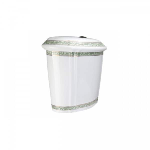 1.6 GPF Dual Flush Vitreous China Toilet Tank with Gravity Fed Technology in White