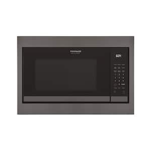 Gallery 27 in. Trim Kit for Built In Microwaves in Black Stainless Steel