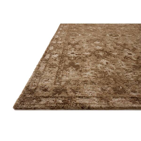 Percival Mocha / Sand 9 ft. 3 in. x 13 ft. Traditional Area Rug