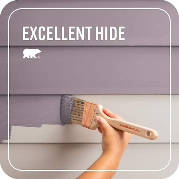 BEHR PREMIUM PLUS 1 gal. #690F-5 Purple Mauve Flat Exterior Paint