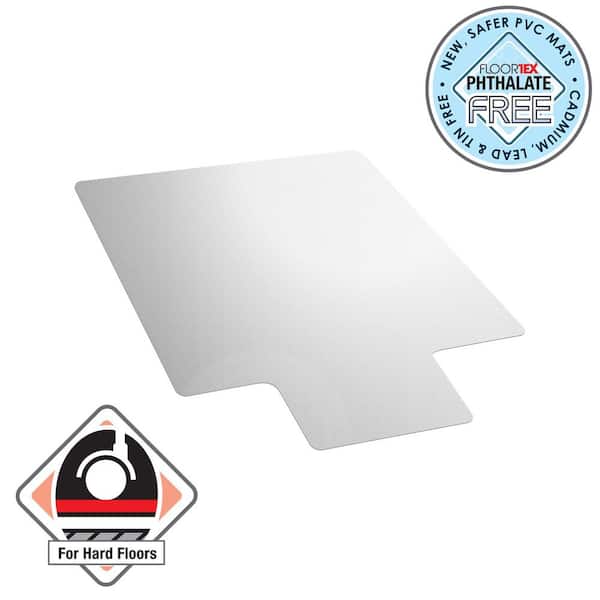 Advantagemat Vinyl Lipped Chair Mat for Hard Floor-36" x 48"
