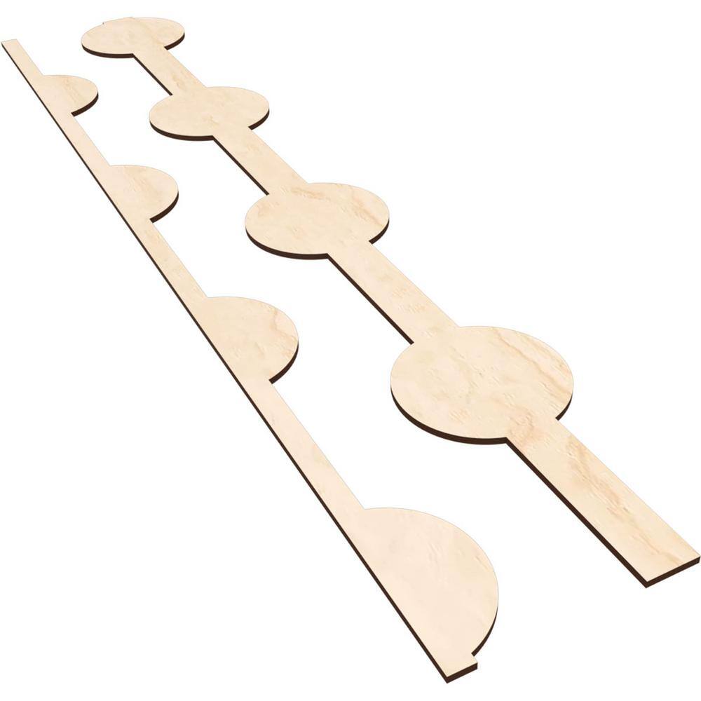 Bridgeport Birch Adjustable Decorative Wood Slat Wall Panel Kit