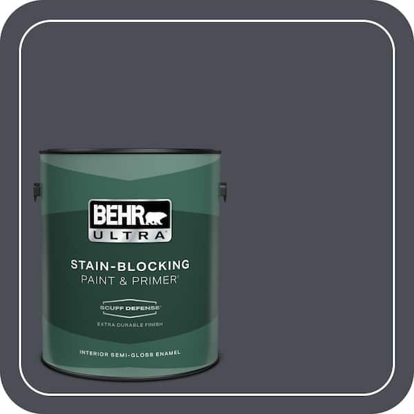 BEHR ULTRA 1 gal. #PPU15-20 Poppy Seed Extra Durable Semi-Gloss Enamel Interior Paint & Primer