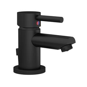 Dia Single Hole Single-Handle Bathroom Faucet with Drain Assembly in Matte Black (1.0 GPM)