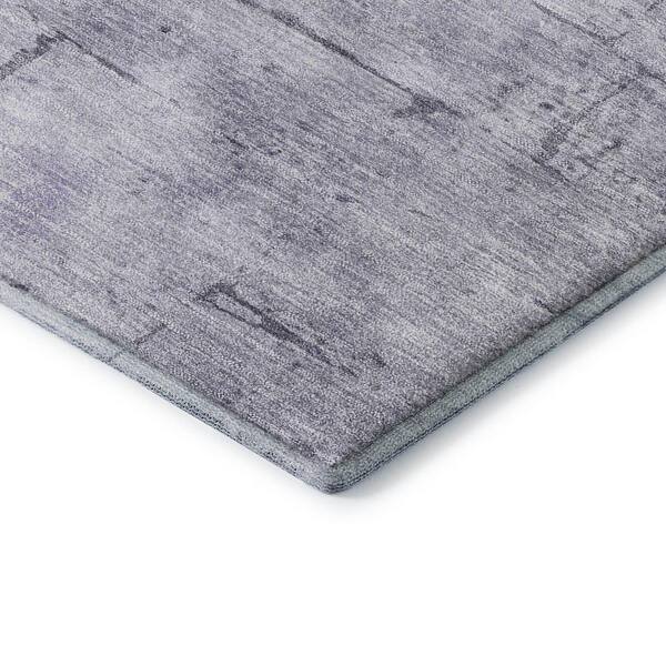 Mayfield Premium Machine Washable Abstract AMF2215 Lavender 2 ft. x 3 ft. Accent Rug