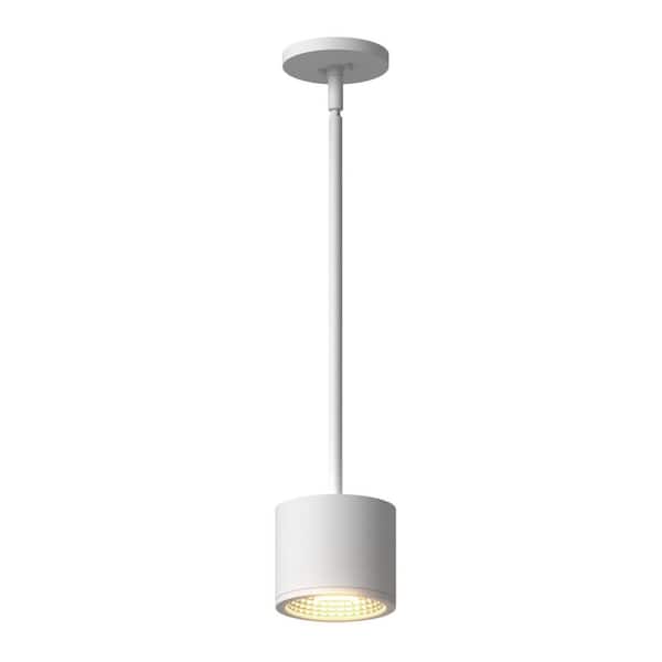 Nordic 4-in (5-in Dia. ) White LED Exterior Pendant