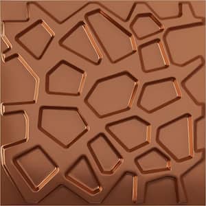19 5/8 in. x 19 5/8 in. Dublin EnduraWall Decorative 3D Wall Panel, Copper (12-Pack for 32.04 Sq. Ft.)