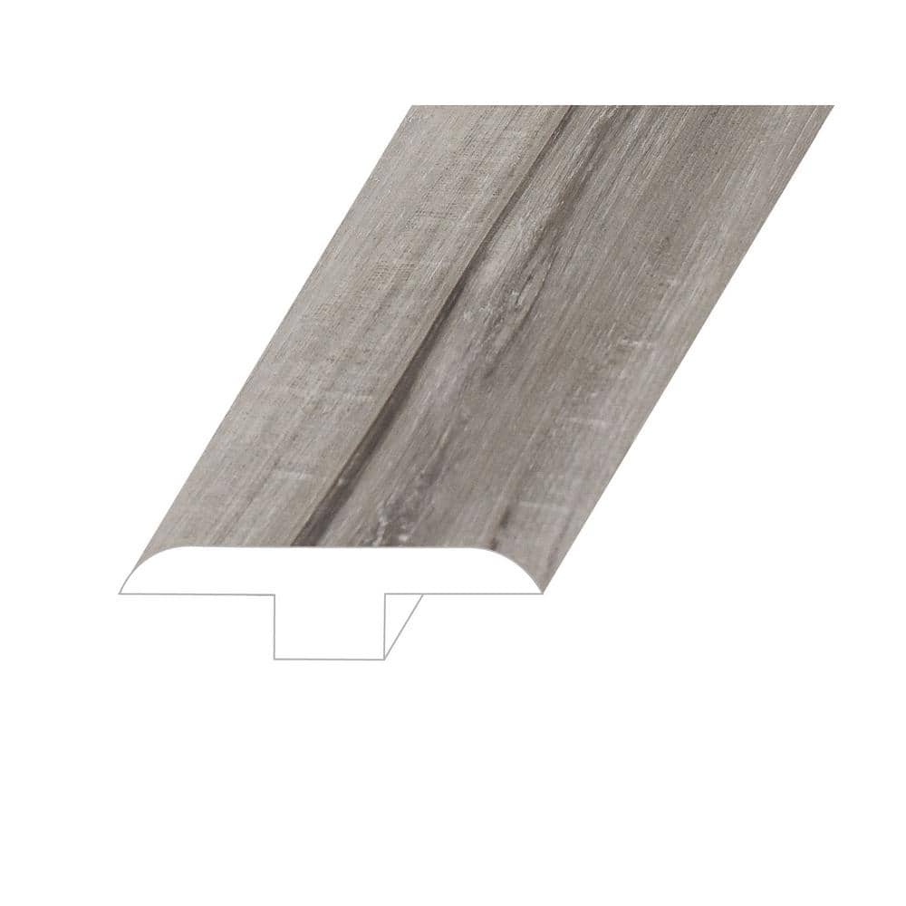 Victorum Idyllic Smoke 0.5 in. T x 1.8 in. W x 94.5 in. L Vinyl T-Molding price history on PriceWatchPro