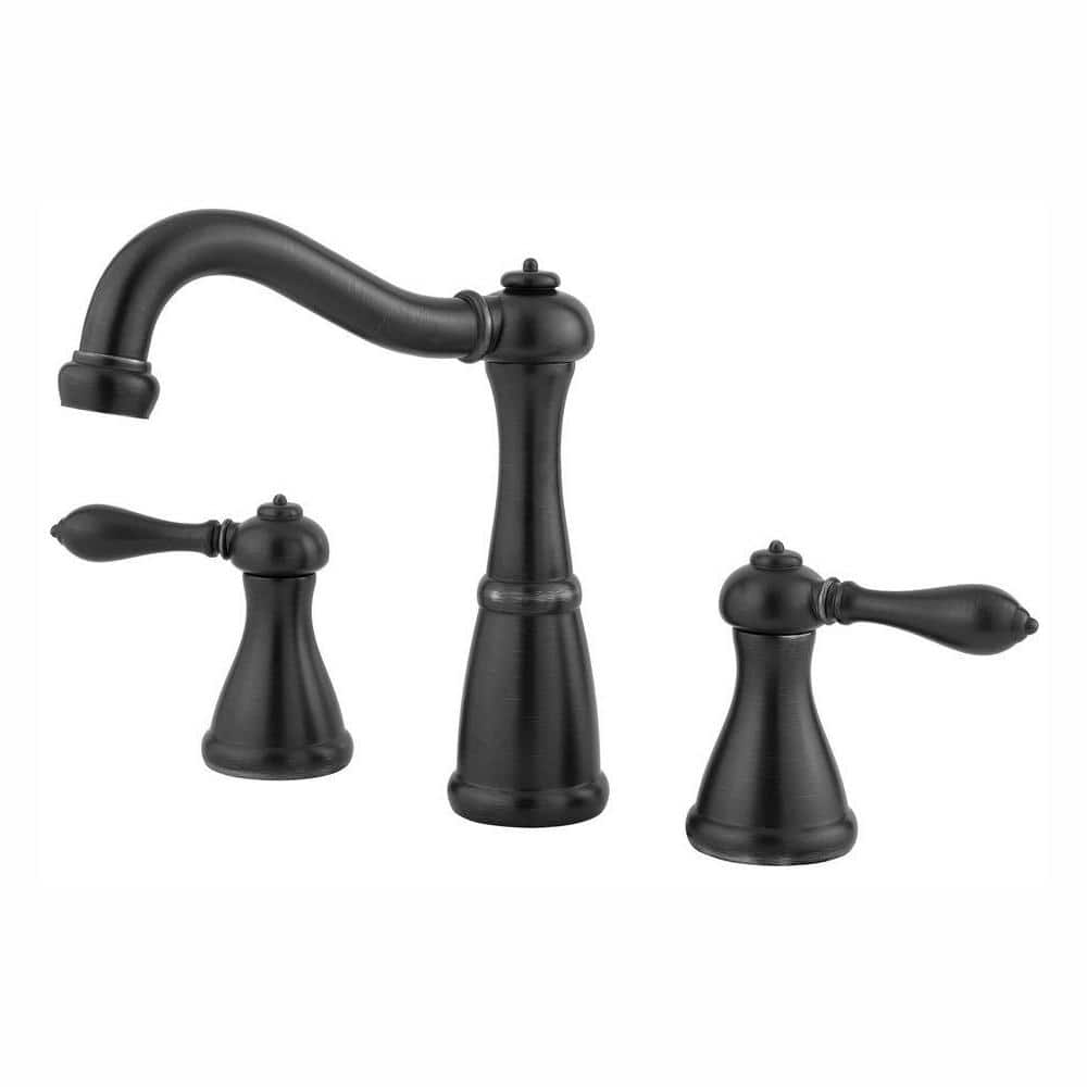 UPC 038877609170 product image for Pfister Marielle 8 in. Widespread 2-Handle Bathroom Faucet in Tuscan Bronze | upcitemdb.com
