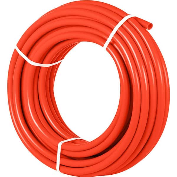 1/2 in. x 1000 ft. Oxygen Barrier PEX Tubing, Radiant Floor Heating and Hot Cold Water Plumbing Pipe in Red