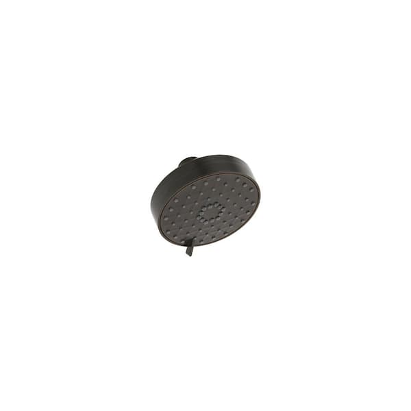 KOHLER Awaken G110 3-Spray Patterns 2.5 GPM 4. 3125 in. Wall Mount Fixed Shower Head in Oil-Rubbed Bronze