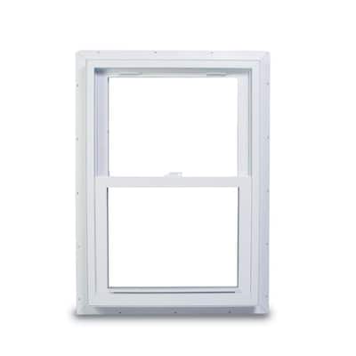 33.75 in. x 52.75 in. 70 Series Double Hung White Fin Vinyl Window