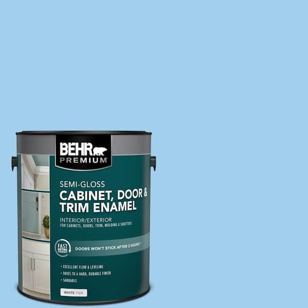 1 gal. #P510-2 Mediterranean Charm Semi-Gloss Enamel Interior/Exterior Cabinet, Door & Trim Paint