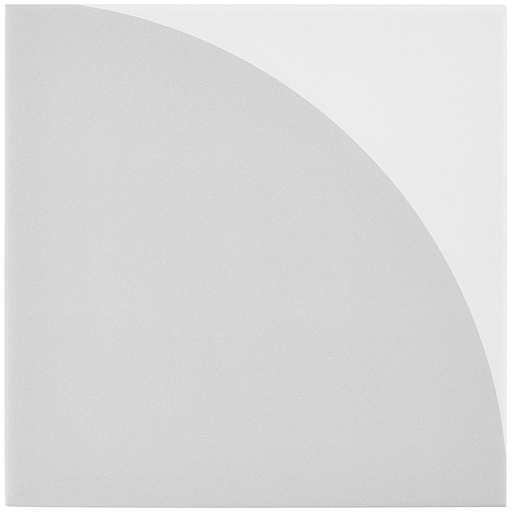 Tarin 8" x 8" Gray Matte Porcelain Wall and Floor Tile