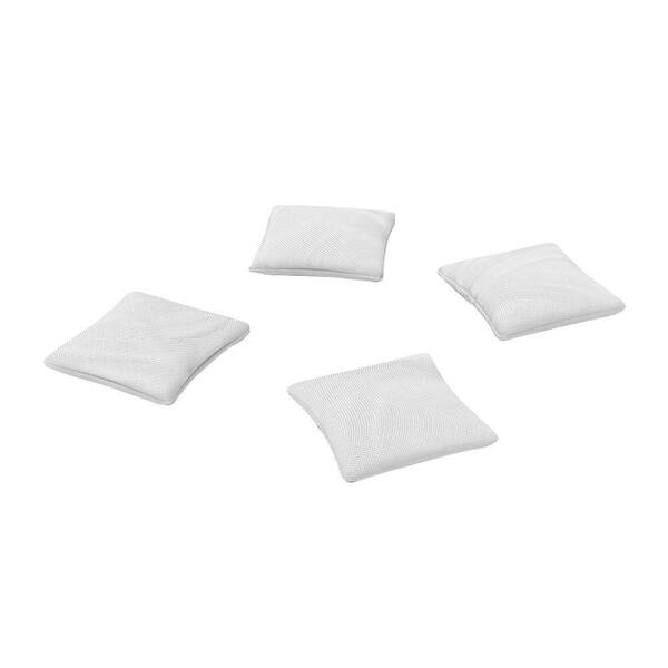 Belknap Hill Trading Post Official ACA Sized White Corn-filled Duck Cloth Cornhole Bags (4-Set)