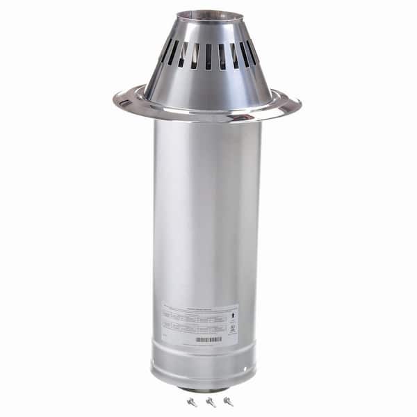 Rheem ProTech Stainless Horizontal Vent Cone Termination Kit (Max Wall Thickness 9") for Tankless Gas Water Heaters