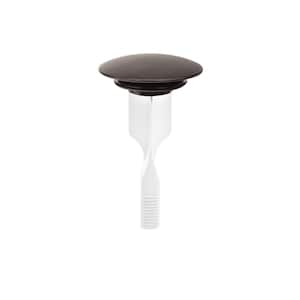 2.5 in. Cap Dia. ClogfREE Universal Magnetic No Clog Sink Pop-Up Stopper with Quick Sink Drain Cover-Up Jumbo Cap